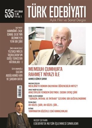 Türk Edebiyatı Dergisi Sayı: 535 Mayıs 2018