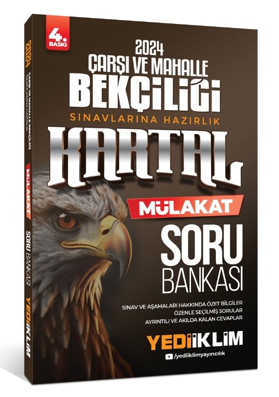 2024 Çarşı ve Mahalle Bekçiliği Sınavlarına Hazırlık Kartal Mülakat Soru Bankası