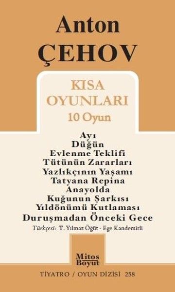Anton Çehov Kısa Oyunları (10 Oyun)