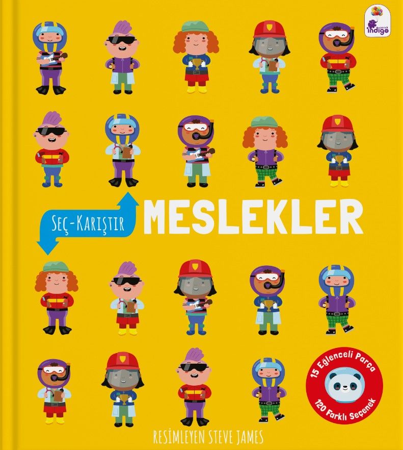 Seç - Karıştır: Meslekler (15 Eğlenceli Parça, 120 Farklı Seçenek)