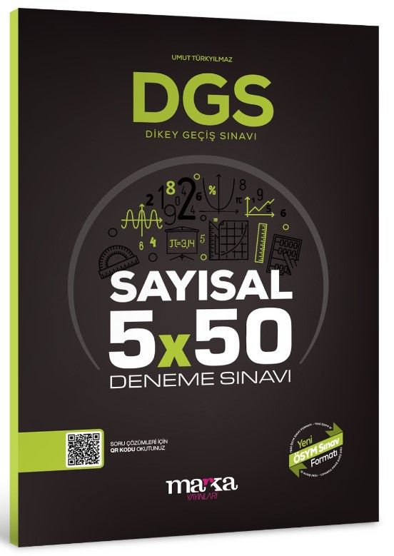 2025 DGS Sayısal 5x50 Deneme Sınavı Tamamı PDF Çözümlü Açıklanan Yeni Müfredat