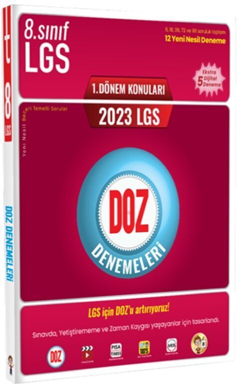 8. Sınıf LGS 1. Dönem Doz Denemeleri