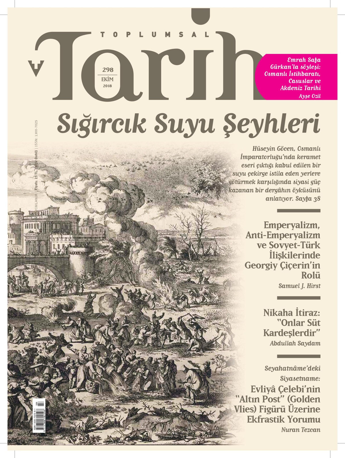 Toplumsal Tarih Dergisi Sayı: 298 Ekim 2018