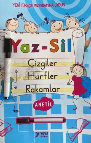 Çizgi Kitabım Yaz Sil Yazı Defteri Anetil