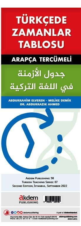 Türkçede Zamanlar Tablosu (Akordeon Broşür)