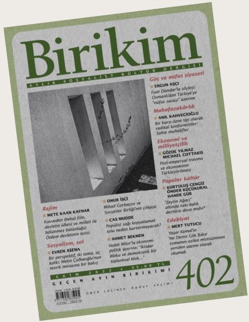 Birikim Aylık Sosyalist Kültür Dergisi Sayı: 402 Ekim 2022
