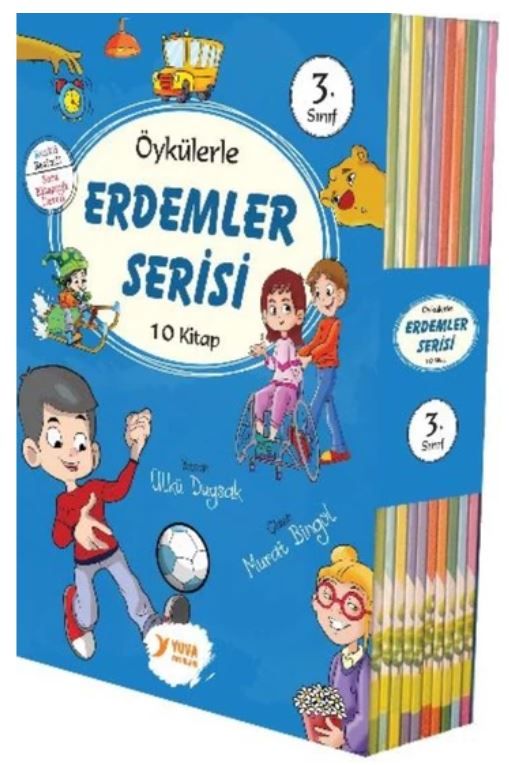 3. Sınıflar İçin Öykülerle Erdemler Serisi 10 Kitap