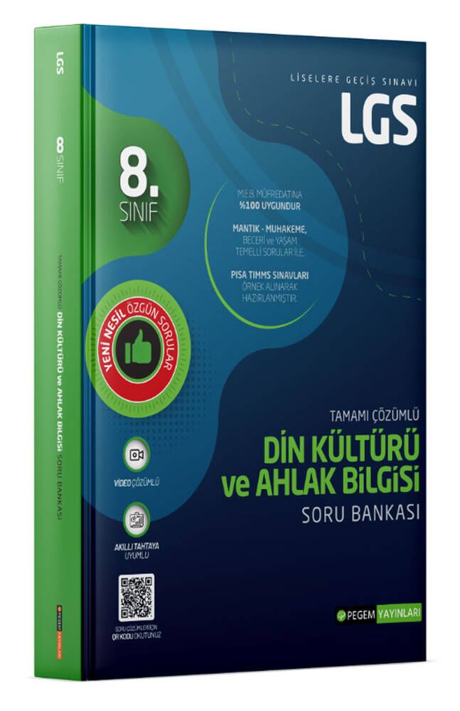 8. Sınıf LGS Din Kültürü ve Ahlak Bilgisi Tamamı Çözümlü Soru Bankası