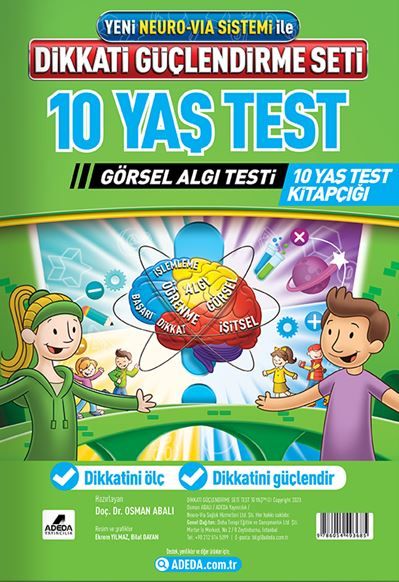 Adeda - DGS Dikkati Güçlendirme Seti 10 Yaş Test Görsel Algı Testi