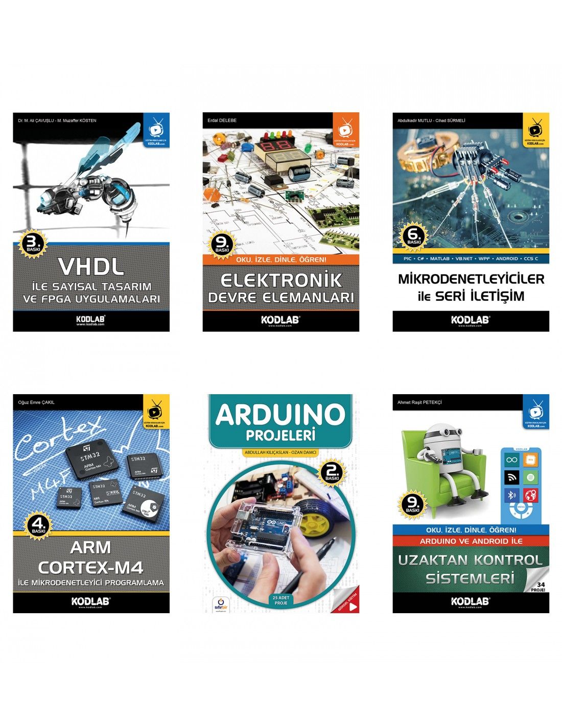 Elektronik Eğitim Seti 3 (6 Kitap Takım)